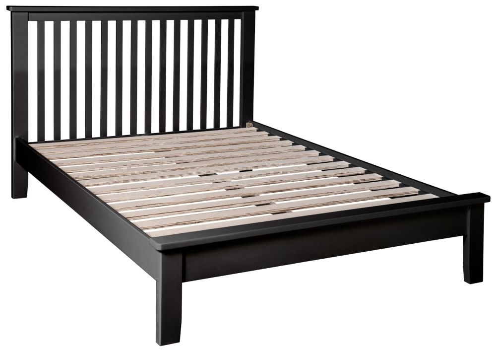 Product photograph of Henley Charcoal Painted Bed - Comes In 3ft Single 4ft 6in Single And 5ft King Size Options from Choice Furniture Superstore.